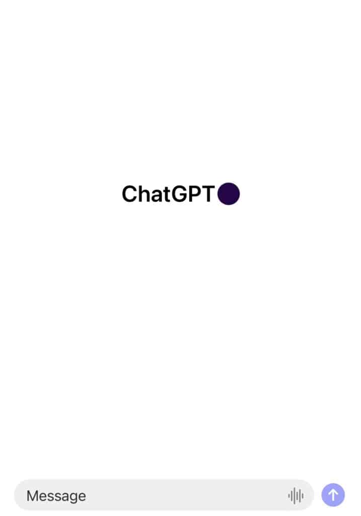 ChatGPT スマホ版